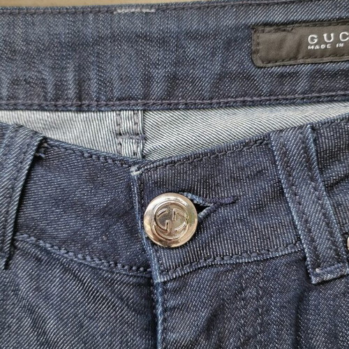 Gucci Vintage Jeans Size 27 Refurbished Dark Blue Cotton