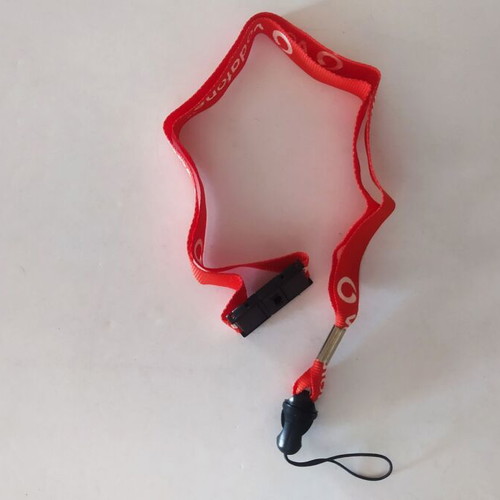 Vodafone fabric lanyard new with mobile strap