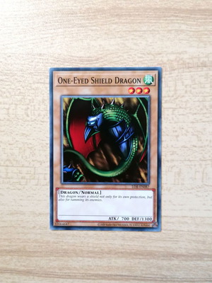 One-Eyed Shield Dragon κάρτα Yu-Gi-Oh! καινούργια, 2023 Common LOB-25TH
