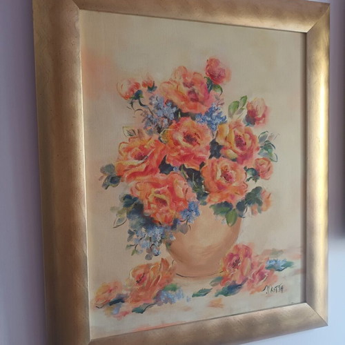 M. Kotti oil painting in frame 61.5x51.5 cm