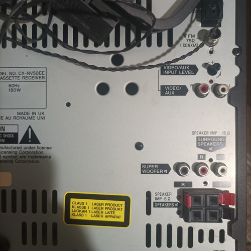 Aiwa NSX V50 sound system used for spare parts