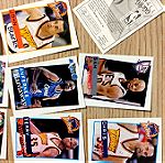  45 x Αυτοκόλλητα Χαρτάκια Panini NBA 1998/99 Πακέτο