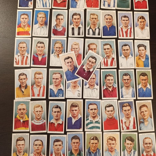 Retro Football Cards from Cigarette Packs 1932-39, like new, full set of 50