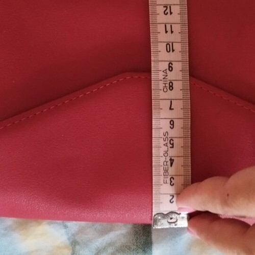 Wallet red like new with multiple compartments