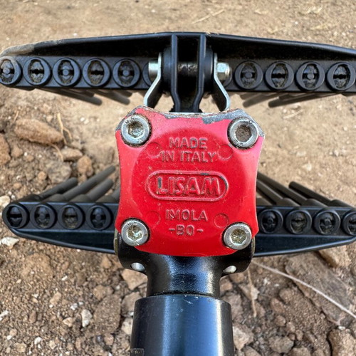 Lisam olive harvesting rakes used with folding poles