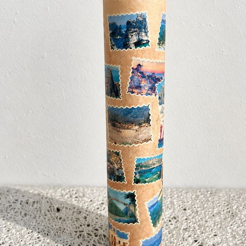Greek pocket cardboard kaleidoscope vintage, like new