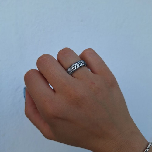 Pandora ring size 56 like new, silver