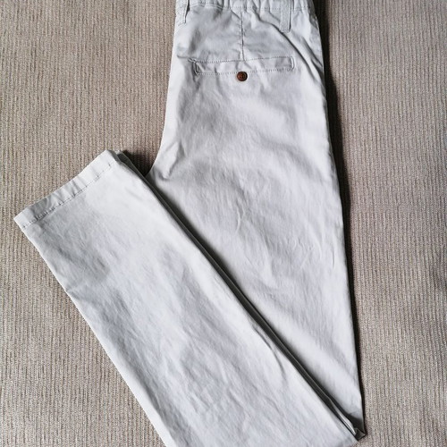 New College cotton pants for boy 16 years, length 110 cm