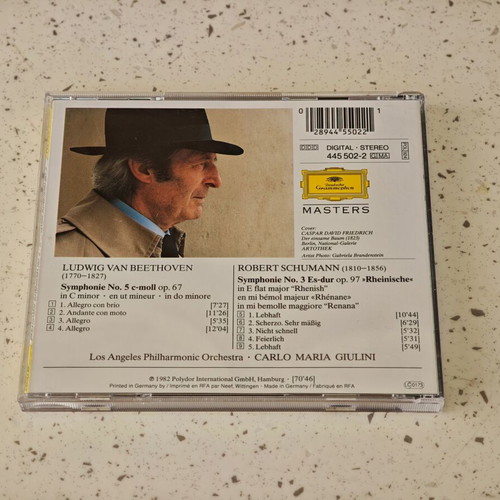 Beethoven Symphony No. 5 / Schumann Symphony No. 3 CD