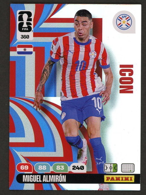 2026 Panini World Cup Adrenalyn XL #360 Almiron Icons σαν καινούργιο πακέτο