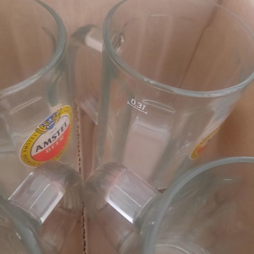 Amstel 1870 Glasses new, set of 6