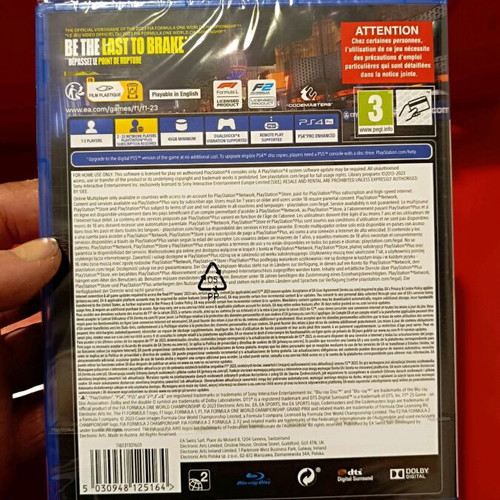 F1 23 PS4 game new, racing simulation