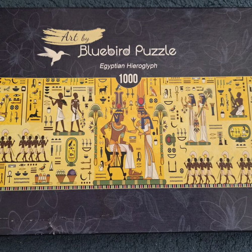 Bluebird Puzzle Egyptian Hieroglyph 1000-piece puzzle like new