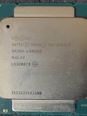 ЦПУ INTEL XEON E5-2603 V3 1.6GHZ БЕЗ ВЕНТИЛАТОР LGA2011-3