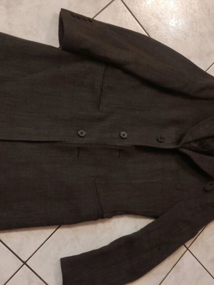 Zara men's coat like new, size M-L, black and gray