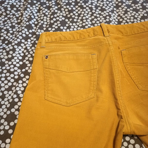 Gap 1969 corduroy pants like new, yellow, low rise