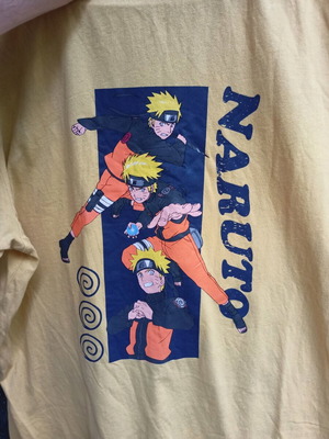 Naruto Shippuden тениска като ново, размер L, цветен