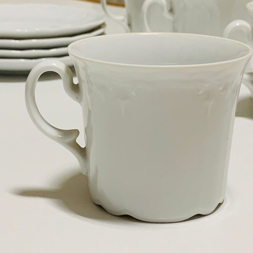 Seltmann Weiden Porcelain Bavaria coffee set used, 8 pieces