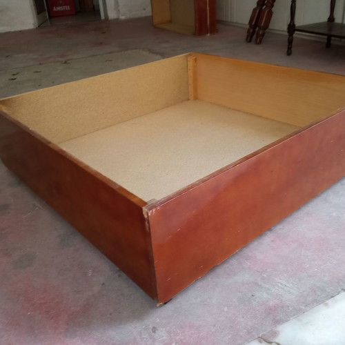 Storage drawers used for under bed, set of two with wheels