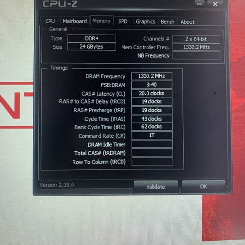 Ram 3 sticks 8GB 2666MHz used