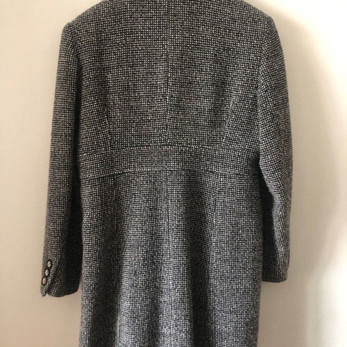Debenhams wool coat used, size UK12, black
