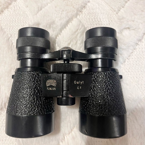 Hensoldt Wetzlar Galyt 4x binoculars used, WWII antique