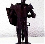  Χειροποίητος Μεσαιωνικός Ιππότης Μεταλλική Φιγούρα, Αγαλματίδιο