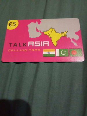 Talk Asia Altec calling card dummy new