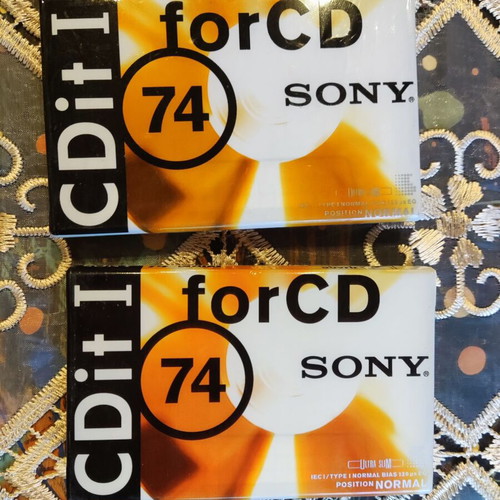 Sony CDit I 74 audio cassettes new, pack of 2