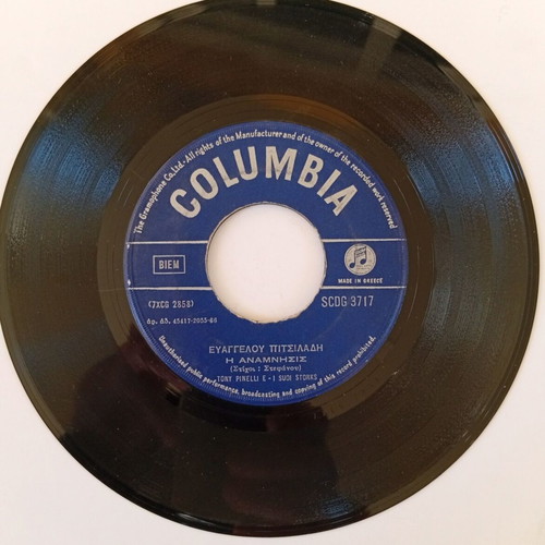 Tony Pinelli 45 rpm record used, laiko