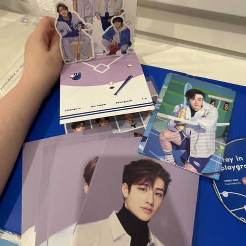 Stray Kids Stay in Playground 2nd Photobook with Changbin Polaroid