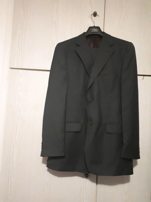 Men's GLOU suit gray used, 70% wool