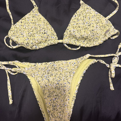 Pull and Bear swimsuit new, green and yellow