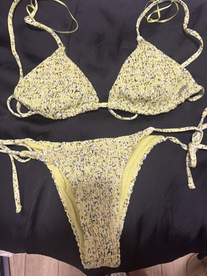 Pull and Bear swimsuit new, green and yellow