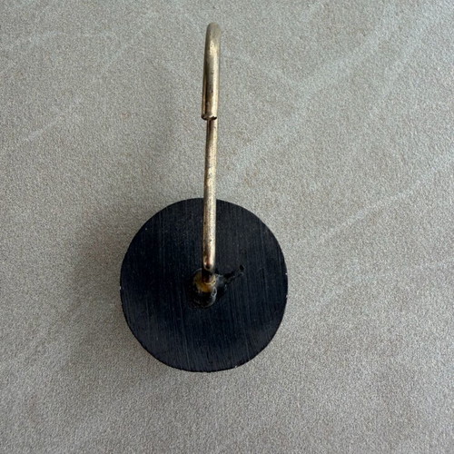 Vintage bronze spiral shower curtain hooks set of 12, like new