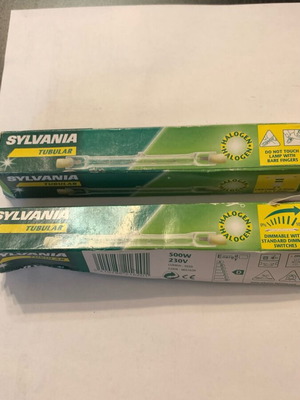 Λαμπτήρες αλογόνου 500W 230V, 2χ, σαν καινούργιο