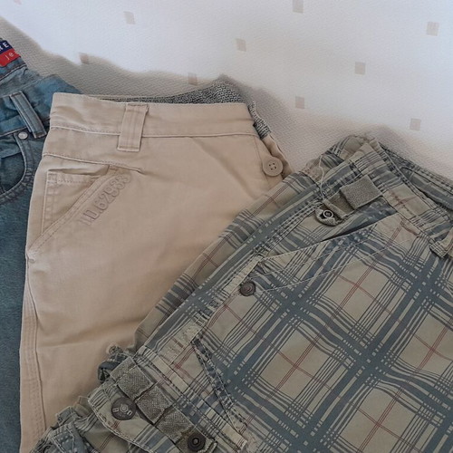 Redskins bermudas set of 3 like new, multicolor, size L