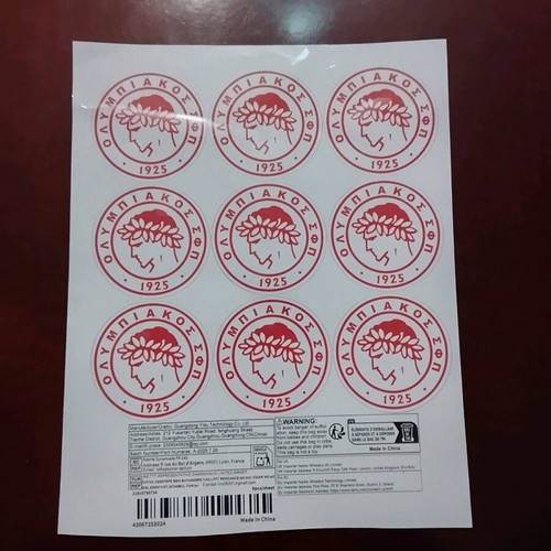 Football team stickers new