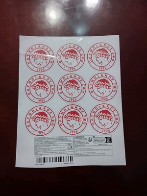 Football team stickers new