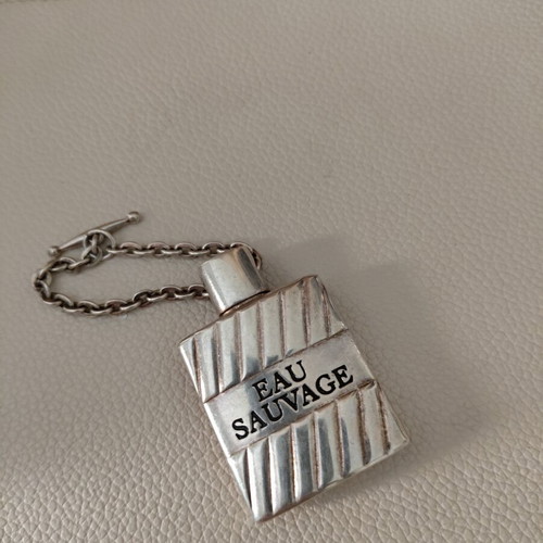 Christian Dior Eau Sauvage vintage bag charm key chain