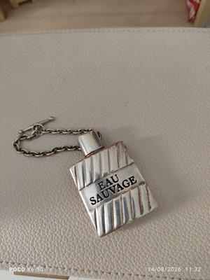 Christian Dior Eau Sauvage vintage bag charm key chain