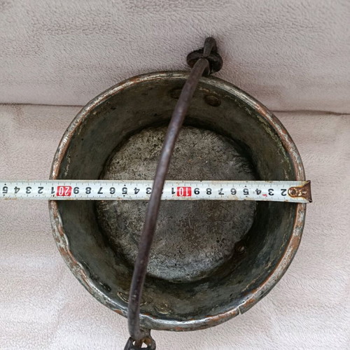Copper jug used, very old in good condition