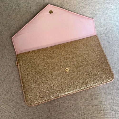 Jimmy Choo clutch bag new, pink and gold