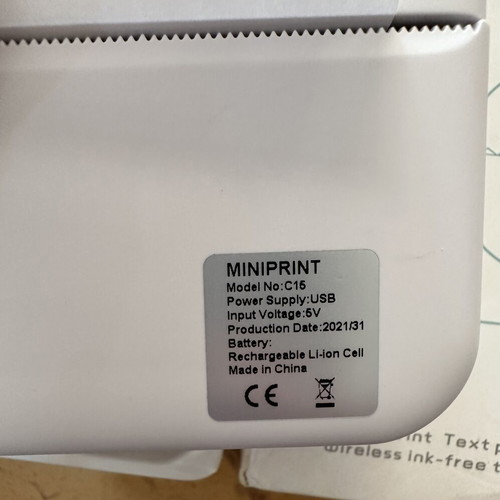 Hand Mini Printer N15 wireless thermal printer new