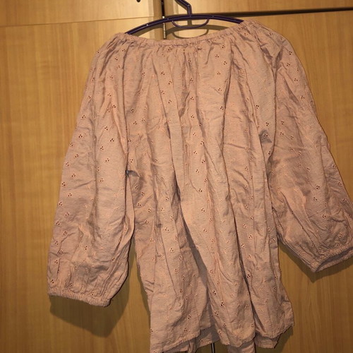 Mango women's balloon blouse pink like new, loose fit size M