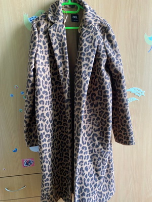 Zara leopard coat unused