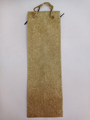 Paper bags packaging long golden new