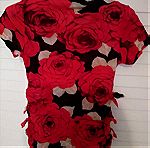  Κόκκινα τριαντάφυλλα μπλούζα