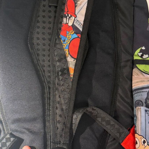 Sprayground x Nickelodeon backpack used, limited edition, red