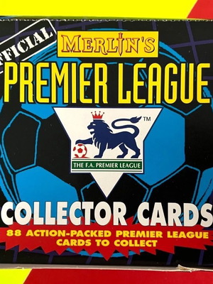 Merlin Premier League 1996-1997 пълен комплект 88 карти като нови